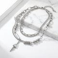 Black Bible Verse Cross Necklace